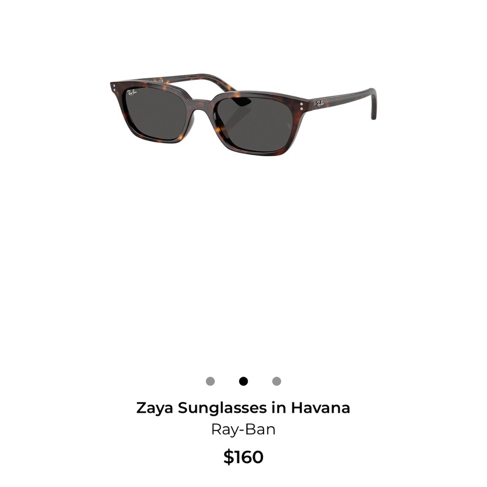 Ray-Ban Zaya Sunglasses — Havana Tortoiseshell with Dark Lenses